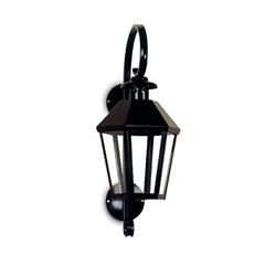 FAROL 52/R HIERRO NEGRO CON MENSULA DE RIZO E27 IP