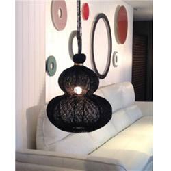 COLGANTE PEON NEGRO E27