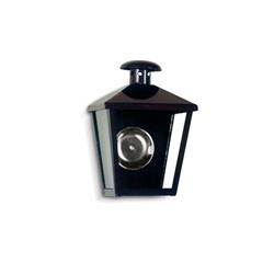 MEDIO FAROL 48 CHAPA NEGRO ABIERTO ABAJO E27