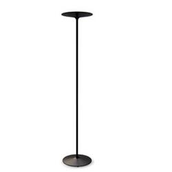 LAMPARA DE PIE HI HAT ALUMINIO MICROTEXTURADO NEGRO LED 2 X 15.7W 3000K