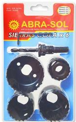 SIERRAS COPA SET X 6 EN BLISTER (32-38-44-54)MM