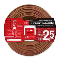 MTS.CABLE FLEXIBLE 2,5 MM MARRON