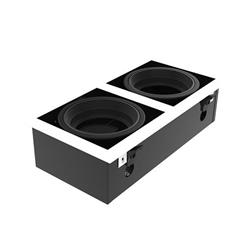 EMBUTIDO BOX 2 LUCES BLANCO CON DOBLE MOVIMIENTO AR111