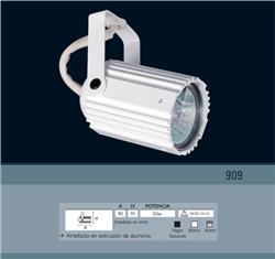 CABEZAL 909 BLANCO CON ZOCALO GU10