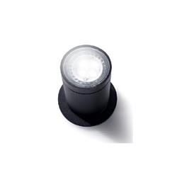 PLAFON D-500 NEGRO CILINDRICO CON MOVIMIENTO GU10 IP54