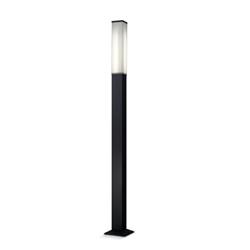 FAROLA 2440/2000 ALUMINIO NEGRO E27 IP44