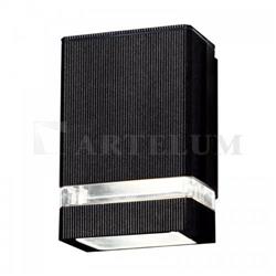 APLIQUE ANKA UNIDIRECCIONAL GU10 NEGRO 15.7CM X 11CM IP44