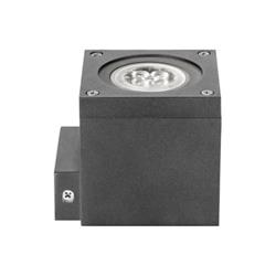 APLIQUE KALU-C 2.0 UNIDIRECCIONAL GRIS GRAFITO 1 LUZ GU10 IP65 
