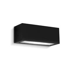 APLIQUE 1101-L NEGRO UNIDIRECCIONAL LATERAL E27 LED IP44 