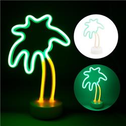 NEON ARBOL CON BASE C/USB O PILAS