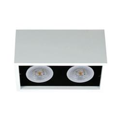 PLAFON MATRIX BLANCO TEXTURADO FIJO 1 LUZ GU10