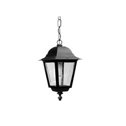 FAROL COLGANTE SIENA NEGRO 1 LUZ E27 IP20