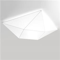 APLIQUE TECHO DIAMANTE 35 BLANCO 2 LUCES E27