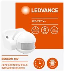SENSOR INFRAROJO PARED ESFERA 200W LED 180° IP44 LEDVANCE
