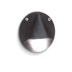 EMBUTIDO DE PARED 2700 ALUMINIO NEGRO UNIDIRECCIONAL G9 IP44