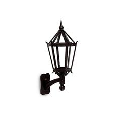FAROL 60/A CON MENSULA ALUMINIO NEGRO E27