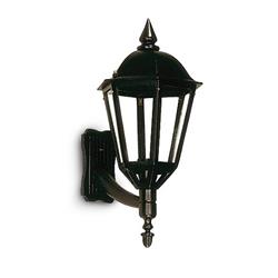 FAROL 70/A ALUMINIO NEGRO CON BRAZO INVERTIDO E27 IP23