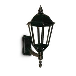 FAROL 70/A CON BRAZO INVERTIDO ALUMINIO NEGRO E27 IP23 