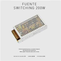 FUENTE SWITCHING 12V 1,5A 18W CHAPA IP20