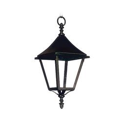 FAROL COLGANTE 80/C ALUMINIO NEGRO E27 IP23