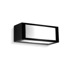 APLIQUE 1103-FL NEGRO BIDIRACCIONAL FRONTAL Y LATERAL E27 LED IP44