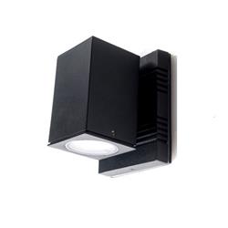 APLIQUE D-602 NEGRO CUADRADO GU10 IP54 