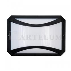 APLIQUE NINJA NEGRO 1 LUZ E27 IP44  265MM X 180MM