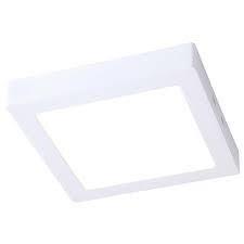 PLAFON CUADRADO SLIM LED 15W BLANCO CALIDO 3000K 18CM X 18CM