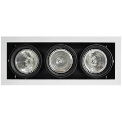 EMBUTIDO 30/3 BLANCO 3 LUCES AR111 515MM X 205MM