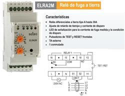 RELE p/CORR.FUGA 30mA h/30A ELRA-2M DIN s/TOROIDE