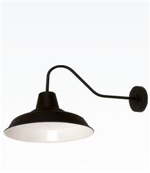 APLIQUE 87A HIPER RETRO CON CUELLO DE GANSO NEGRO MICROTEXTURADO E27
