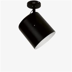 PLAFON 77 TACHO NEGRO MICROTEXTURADO E27