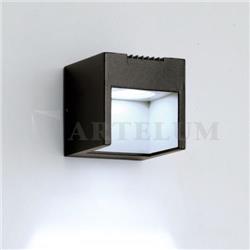 APLIQUE QUBO LED 3W NEGRO     3000K