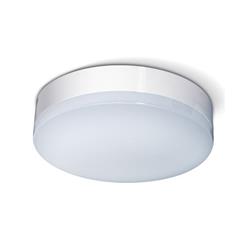 PLAFON POLICARBONATO REDONDO BLANCO LED 12W 6500K IP44