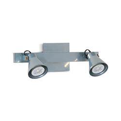 APLIQUE GALIA ACERO 2LUCES GU10