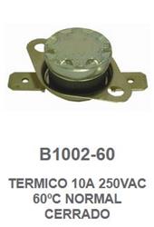 TERMOSTATO 10A 250VAC  60ºC NORMAL CERRADO