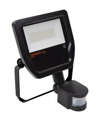 PROY.FLOODLIGHT 20W NEGRO-BLANCO CALIDO 3000K C/SENSOR DE MOVIMIENTO IP65