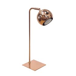 LAMPARA DE MESA GOL COBRE 1 LUZ GU10