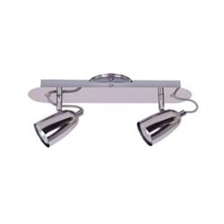 APLIQUE KONUS NIQUEL 2 LUCES GU10 