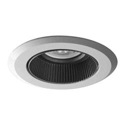 EMBUTIDO CADIO BLANCO BAFLE SEMIPROFUNDO NEGRO GU10 IP20