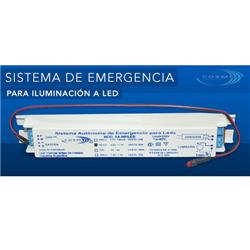 SISTEMA EMERGENCIA LED C/DRIVER 24V.CON BATERIA