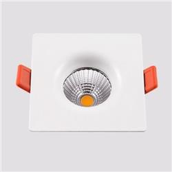 EMBUTIDO KELEV-C BLANCO GU10 90MM x 90MM x 26MM ALTO (PERFORACION 75MM)