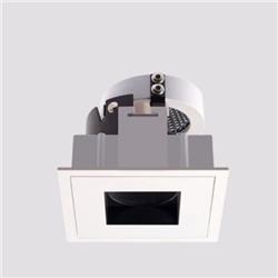 EMBUTIDO JAZIR-C BLANCO GU10 82MM X 82MM X 64MM (PERFORACION 75MM X 75MM)