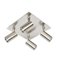 PLAFON TEMPANO NIQUEL 4 LUCES GU10 