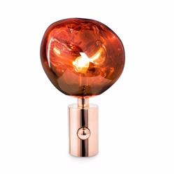 LAMPARA DE MESA DUBLIN COBRE 1 LUZ E27 25CM DIAMETRO
