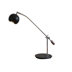 LAMPARA DE MESA LOLA NEGRO 1 LUZ GU10