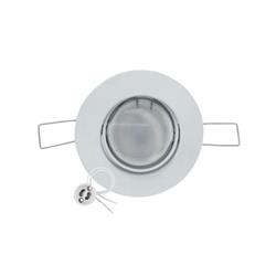 EMBUTIDO POLICARBONATO REDONDO BLANCO MATE GU10 94MM DIAMETRO