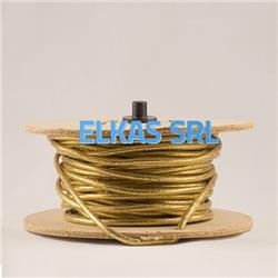 MTS.CABLE TEXTIL DORADO