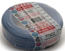 MTS.CABLE PLASTIX 1 MM CELESTE