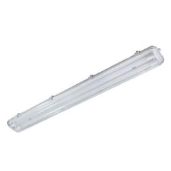 ARTEFACTO ESTANCO MAREA 225 GRIS PARA 2 TUBOS 25W NO INCLUIDO IP65 (150MM x 1570MM x 94MM)